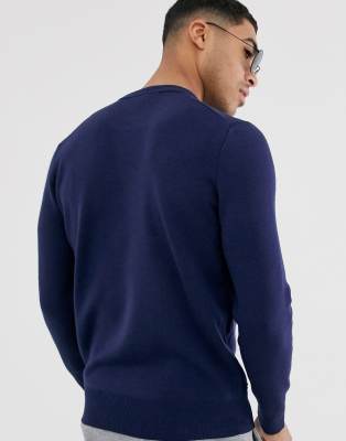 lacoste round neck jumper