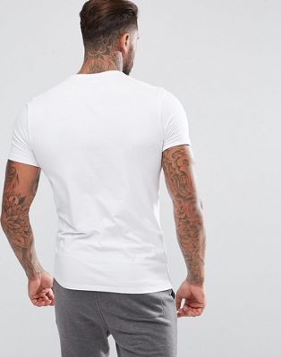 lacoste slim fit white shirt
