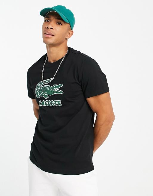 Lacoste black hot sale t shirt