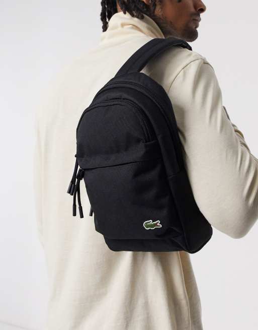 Sac a outlet dos noir lacoste