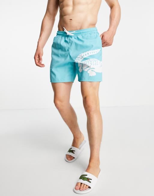 Lacoste Bold Branding Swim Trunks