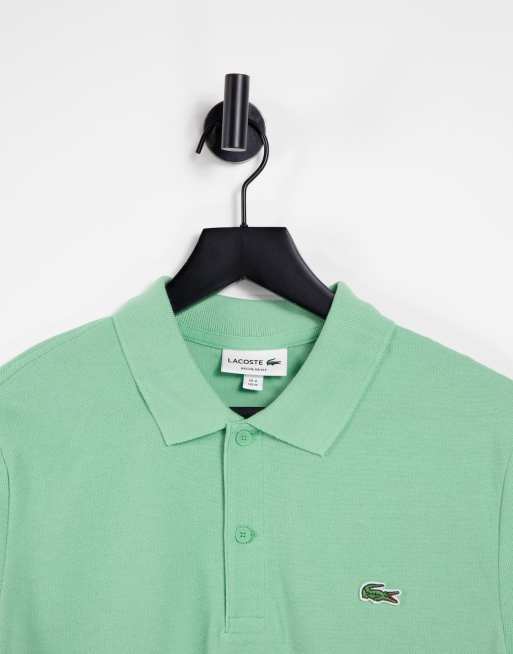 Polo lacoste verde hot sale