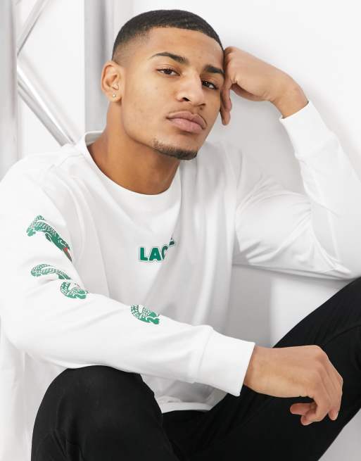 T shirt a manche longue online lacoste