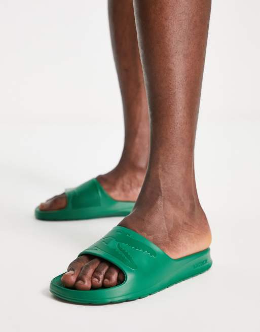 Lacoste green clearance sliders