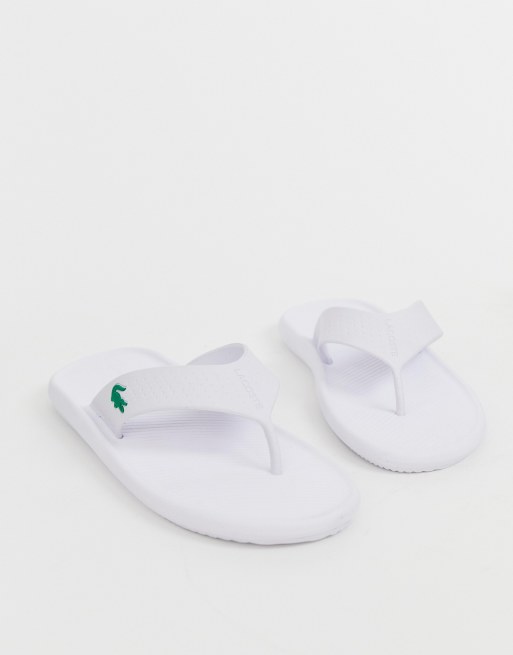 Lacoste toe clearance post flip flops