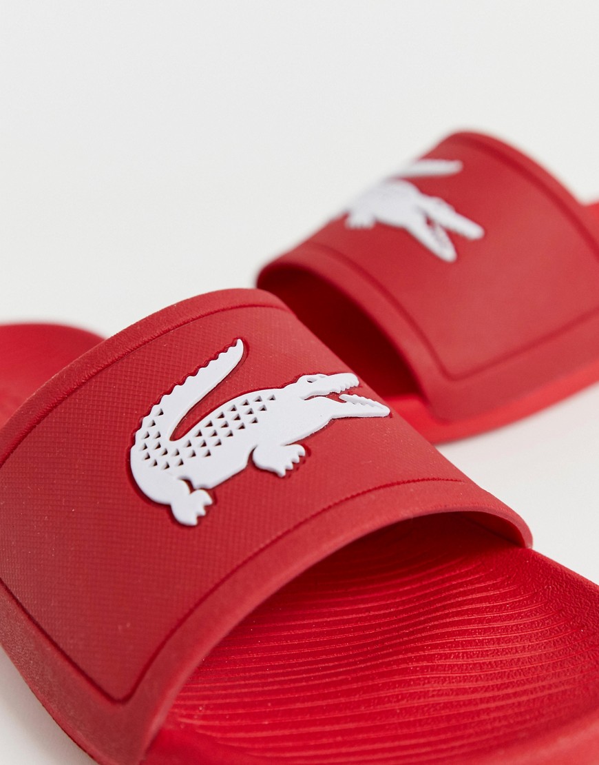 Lacoste - Croco - Slippers in rood
