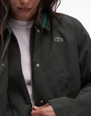 Lacoste Cropped Trucker Jacket