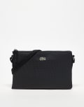 Lacoste cross body bag in black