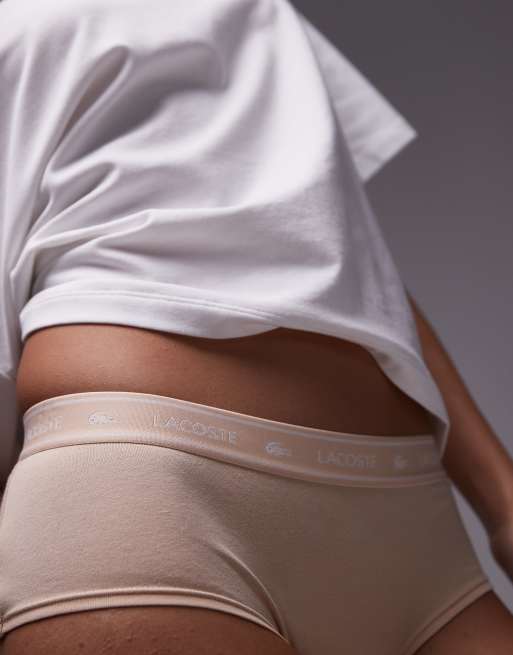 Lacoste - Culotte avec bande griffée - Beige, 2 de 4