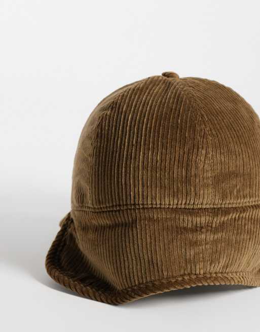 Lacoste czapka z bocznymi klapkami w kolorze jasnobrązowym, 3 z 3