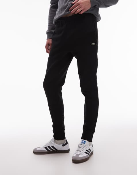 Lacoste tracksuit bottoms in black