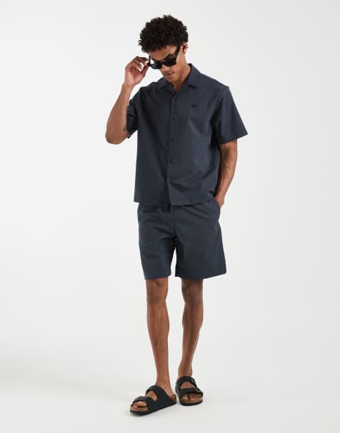 Lacoste – Czarne szorty z kory, część zestawu - view 1