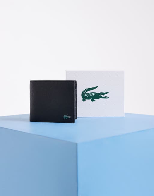 Lacoste – Czarny portfel z kieszonką na monety i logo, 2 z 3
