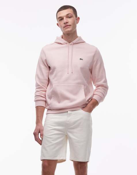 Lacoste denim bermuda shorts in ecru - view 1