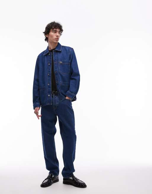 Lacoste denim jacket in midwash blue | ASOS