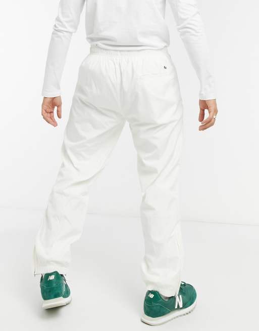 White lacoste hot sale track pants