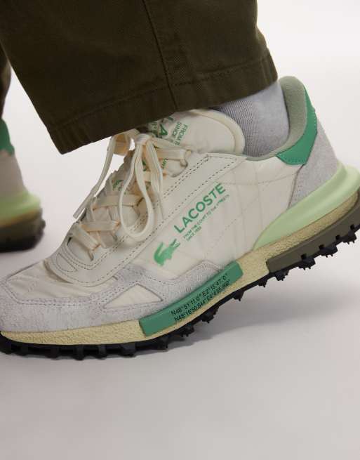 Lacoste - Elite Active - Baskets - Blanc cassé et vert , 3 de 5