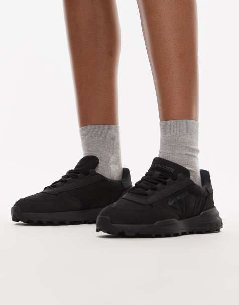 Lacoste Elite active pro trainers in black - BLACK - view 1