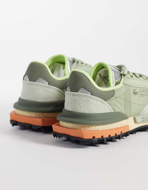 Lacoste – Elite Active – Sneaker in hellem Khaki mit Logo, 2 von 5