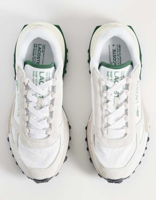 Lacoste – Elite Active – Sneaker in Weiß / Grün mit Logo, 2 von 5