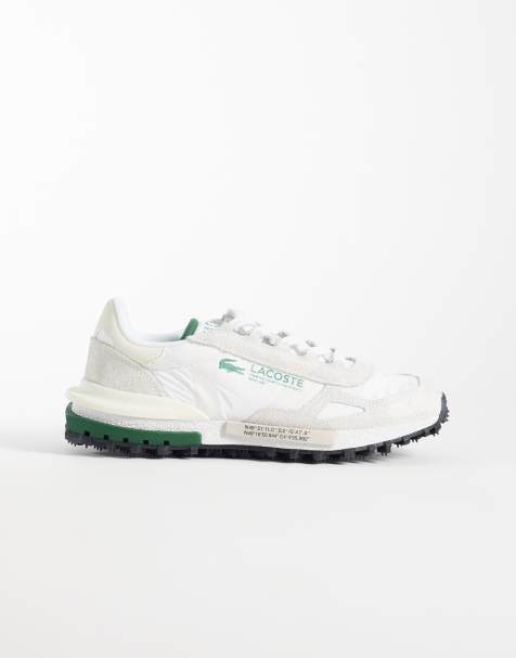 Lacoste - Elite Active - Zapatillas de deporte blancas y verdes con logo - view 1
