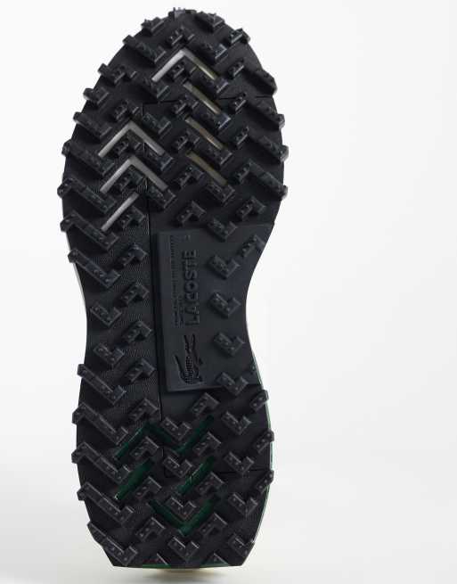 Lacoste - Elite Active - Zapatillas de deporte blancas y verdes con logo, 3 de 5