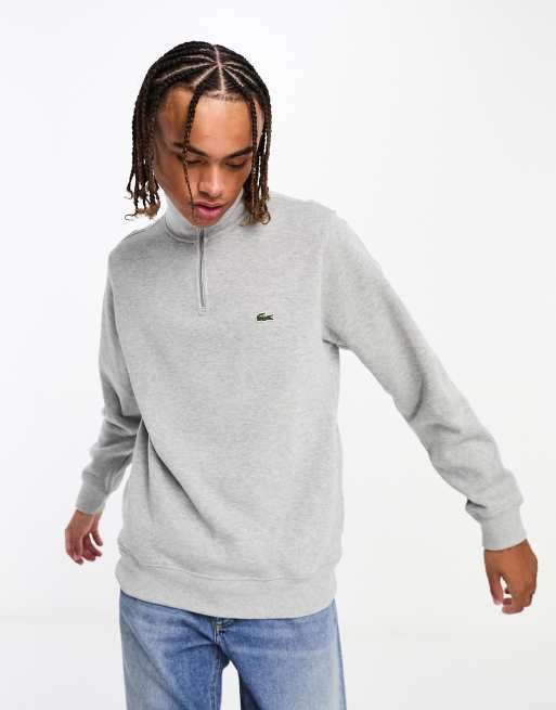 Lacoste grey store half zip