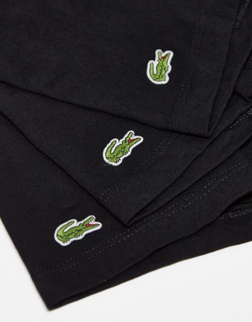 Lacoste essentials 3 pack trunks in multi