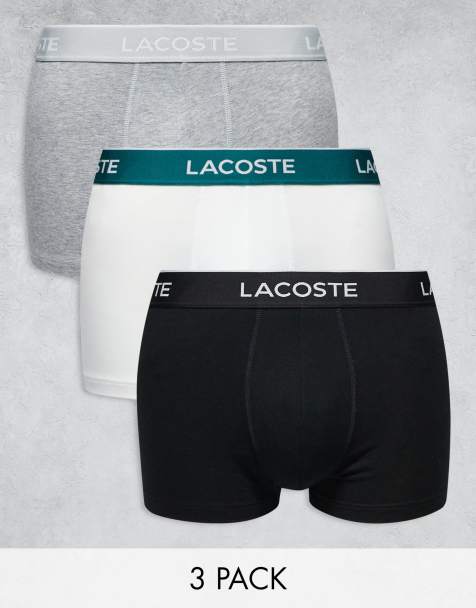 Lacoste essentials 3 pack trunks in multi - view 1