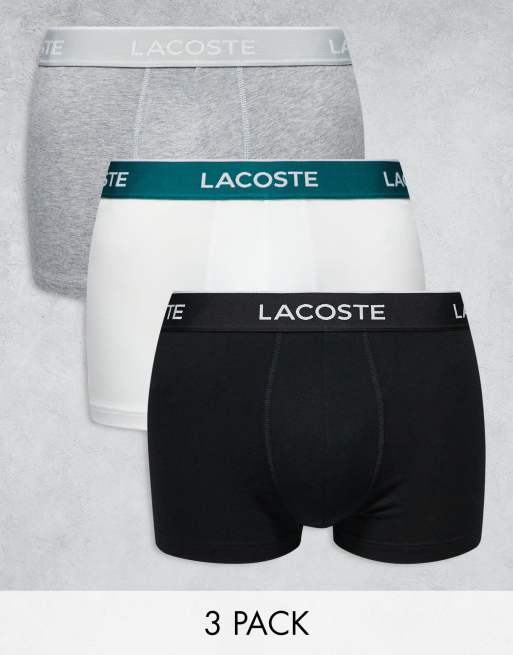 Lacoste - Essentials - Confezione da 3 boxer aderenti multicolore