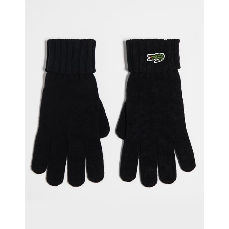 Lacoste Essentials Gants en laine Noir ASOS