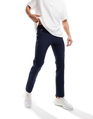 Lacoste golf essentials trousers in navy - ASOS Price Checker
