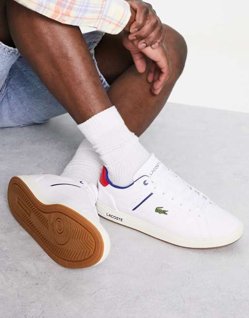 Kommentér grill eksegese Lacoste Europa pro in white | ASOS