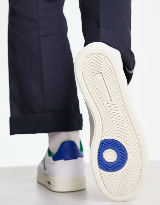 Lacoste – Europa Pro – Sneaker in Weiß-Blau, 2 von 4