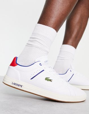 Lacoste Europa Pro sneakers in white  - ASOS Price Checker