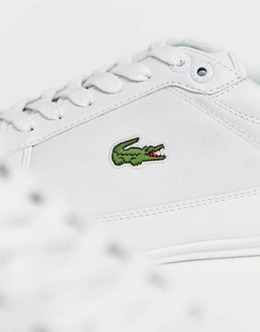 Lacoste hot sale evara white