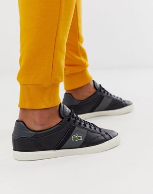 Lacoste – Fairlead – Svarta sneakers i läder