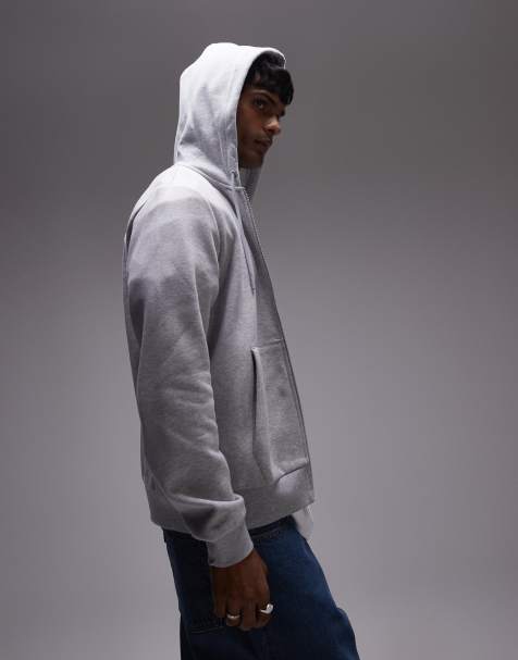 Lacoste - Felpa con cappuccio grigia con zip - view 1