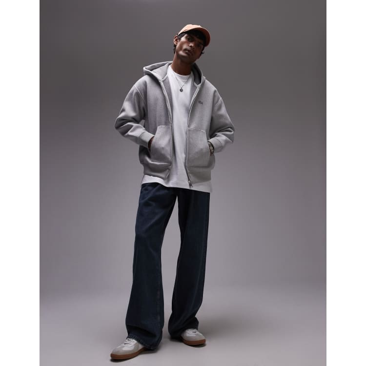 Maxi Sport Lacoste Felpe Uomo Lacoste Felpa Grigia Con Cappuccio E