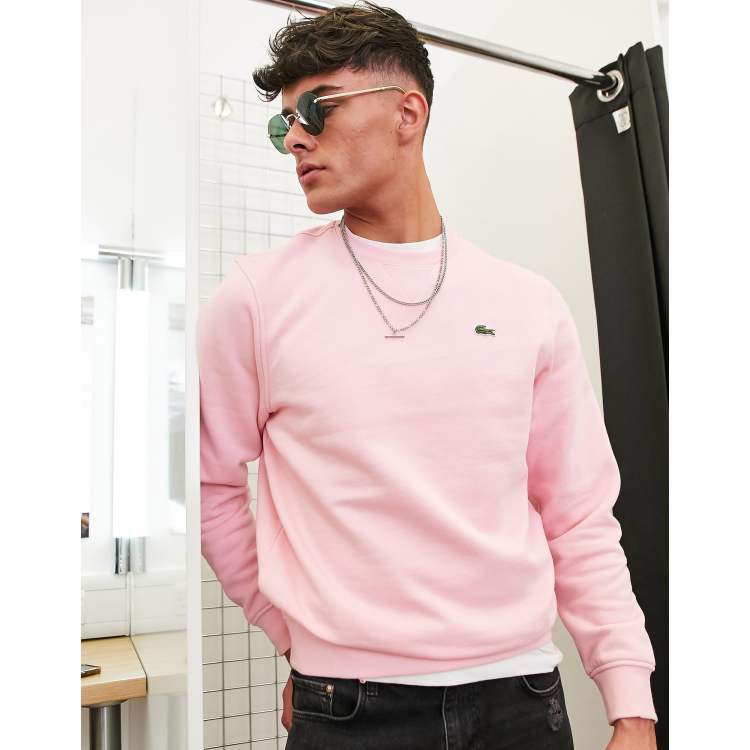 felpa lacoste rosa