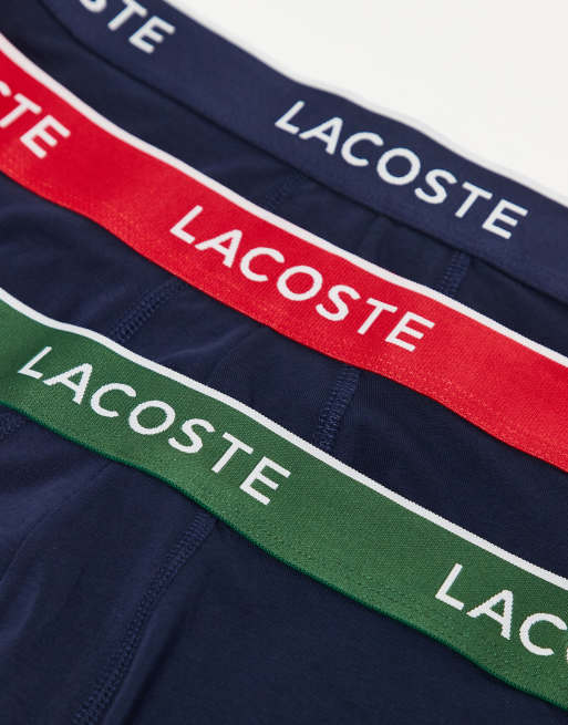 Lacoste – Flerfärgade boxershorts, 3-pack, 3 av 3