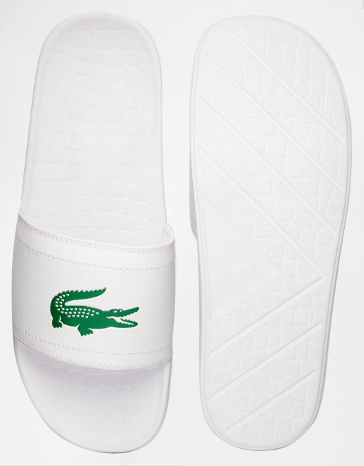 Lacoste fraisier on sale slides white