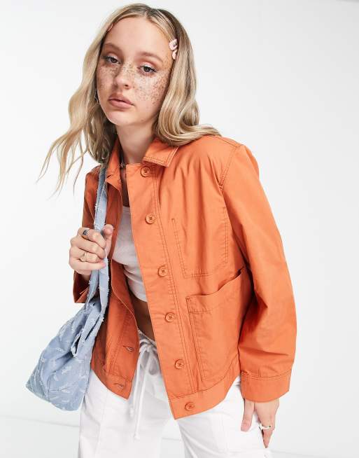 Lacoste – Freizeitjacke in Orange