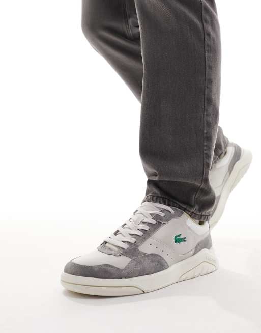 Lacoste Game Advance Luze sneakers in light grey and off white