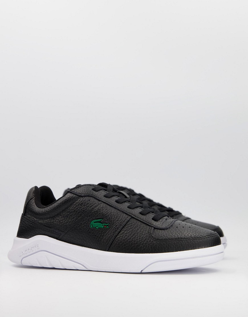 Lacoste Game Advance sneakers in black and white