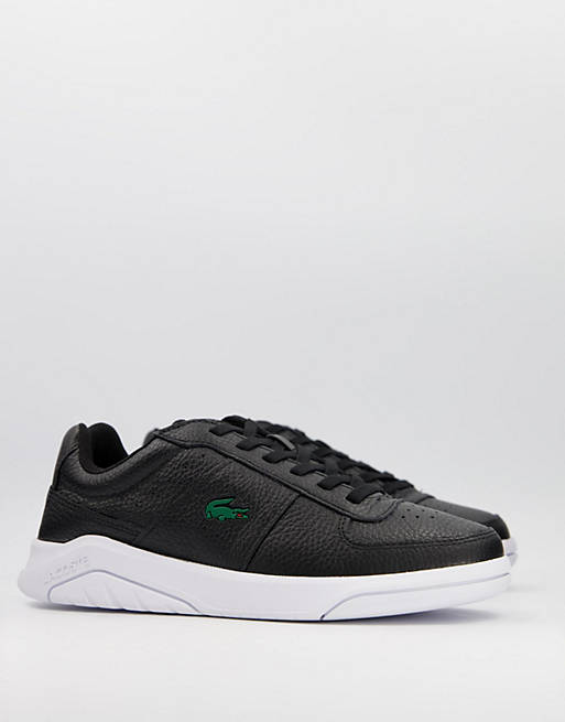 Lacoste Game Advance sneakers in black and white | ASOS