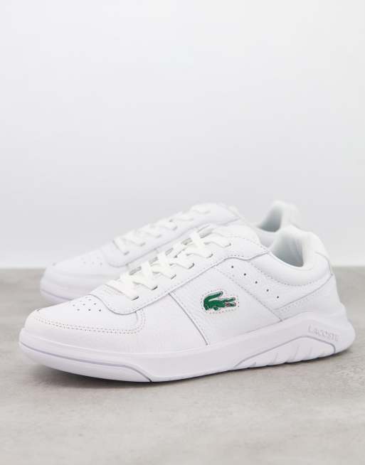 Lacoste game advance sneakers in triple white