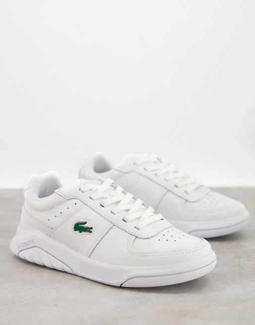 Lacoste Game Advance trainers in triple white