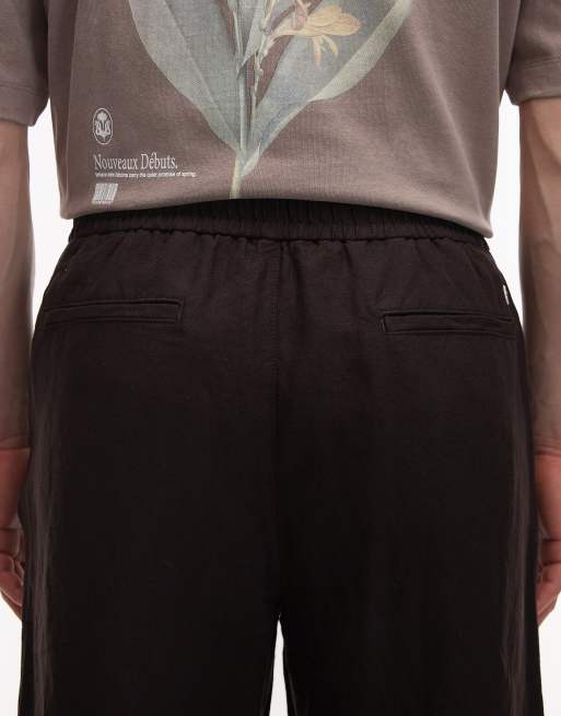 Lacoste - Geweven broek met rechte pijpen in bruin, 4 van 5