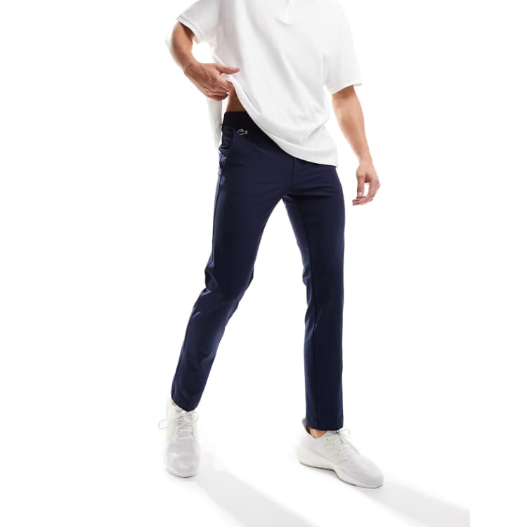 Lacoste golf essentials trousers in navy